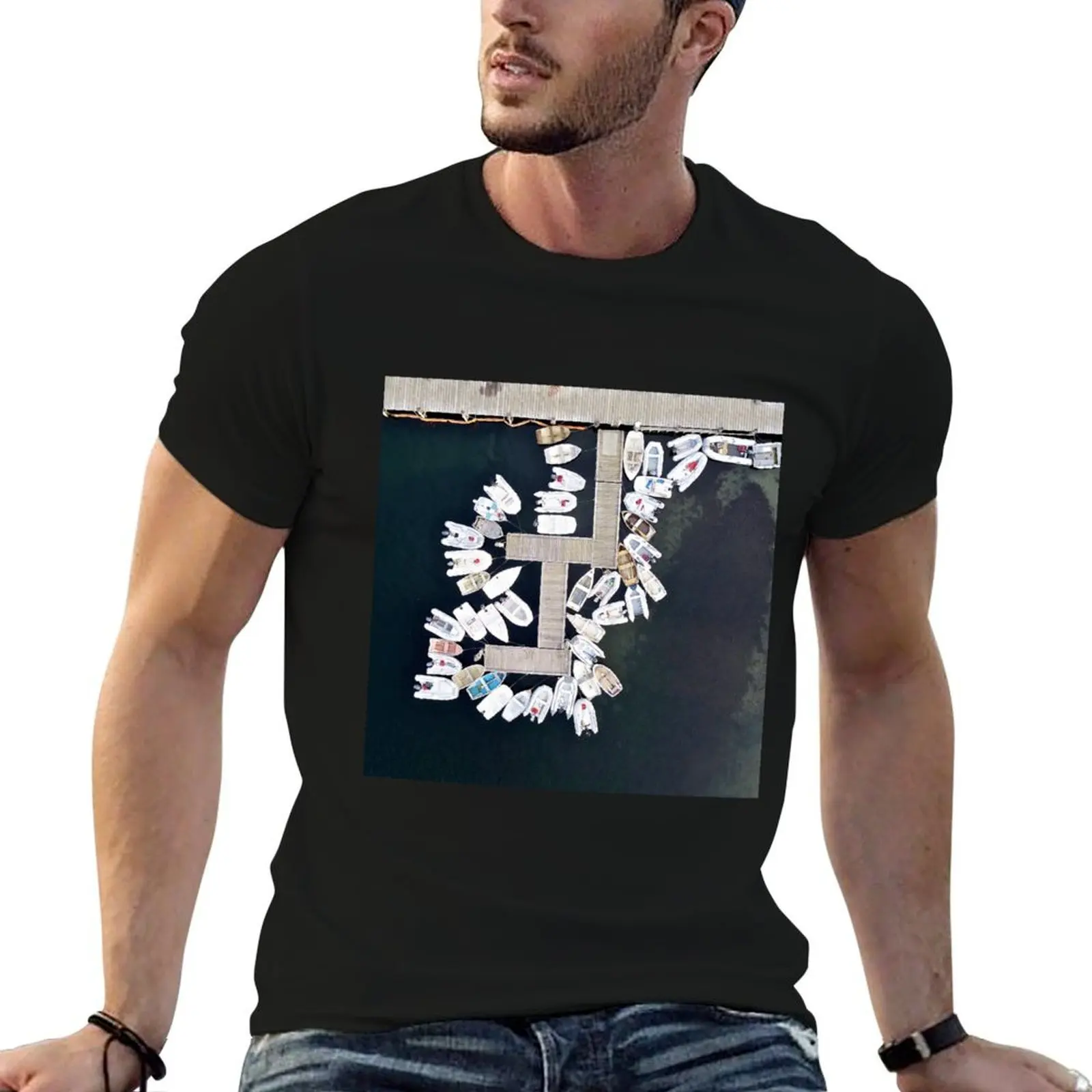 

Dinghy Dock T-Shirt man tshirt t shirt man luxury T-Shirt