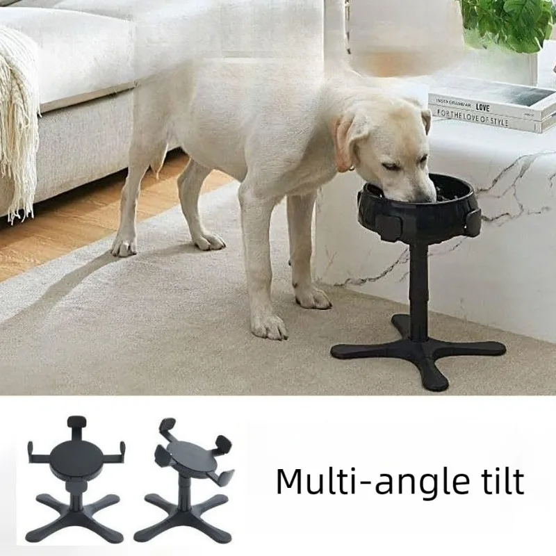 

Adjustable Height Diameter Stand for Pet Bowl Non-Slip Base Tiltable Angle Dog Bowls Stand Pets Feeding Four-Leg Stands