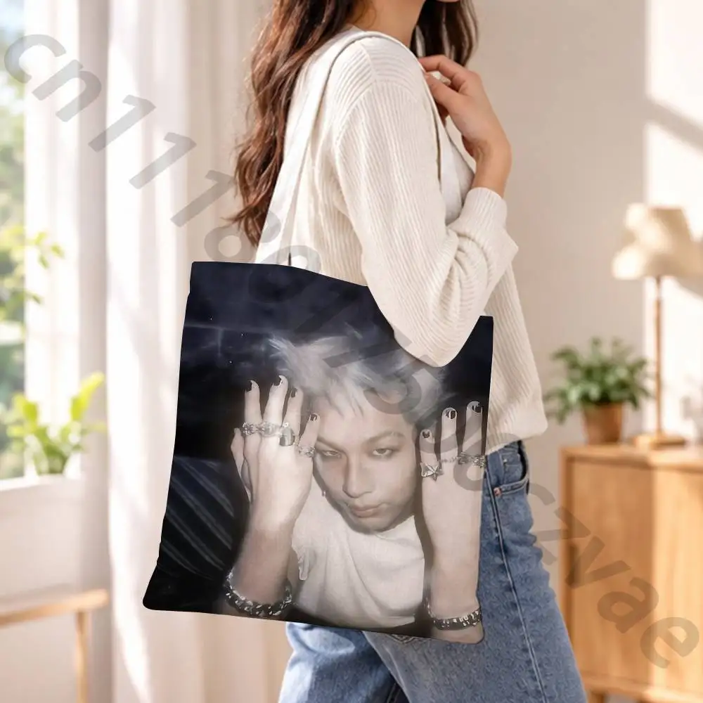 Singer TAEYANG Reusable Fashionable Backpack Multifunctional Handbag Canvas Shopping Bag