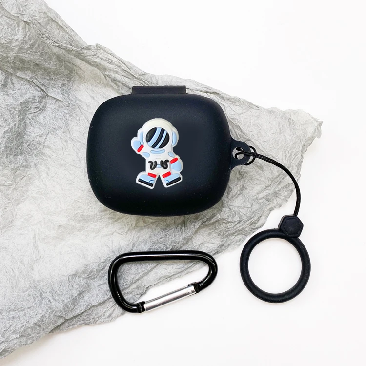 Caso dos desenhos animados para soundcore life note 3 caso anel de silicone anti-gota proteger bluetooth caixa de fone de ouvido acessórios capa