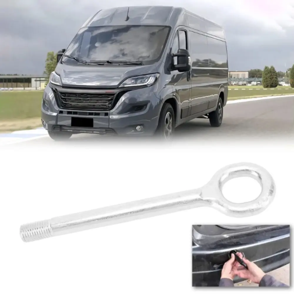 Metal Construction Trailer Hook Heavy Duty Design Heavy Duty Towing Eye Bolt Emergency Towing Accessories Vehicle Towing