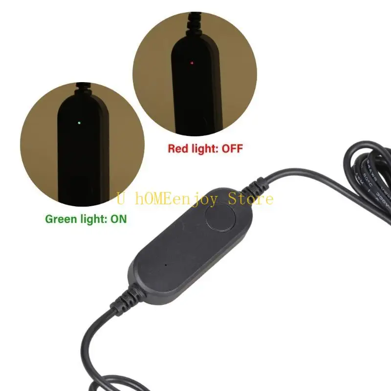 B0KF 5.5x2.1mm Step Up Chargers Line USB C To 12V Converters 160cm Cable For Home Office Studio Use