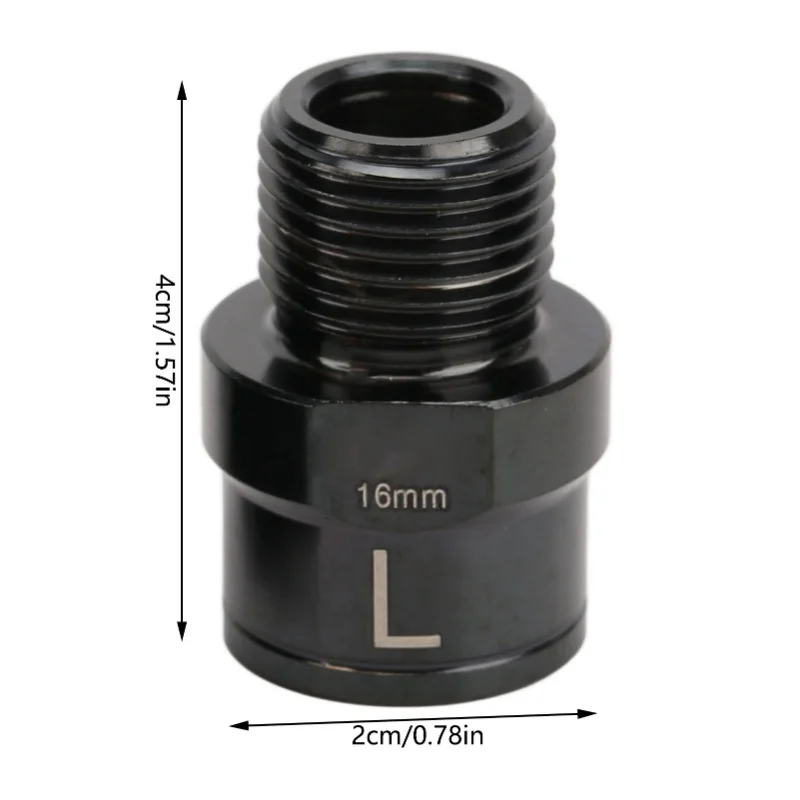 Bicycle Pedal Extender Titanium Alloy Bike Pedal Extension Shaft For Mountain Road Bike Black