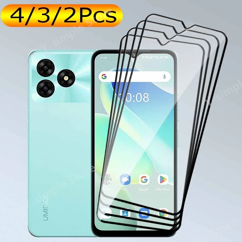 Full Cover Screen Glass For Umidigi G5 Tempered Glass Front Protector 9H Clear Anti-Scratch 4/3/2PCS