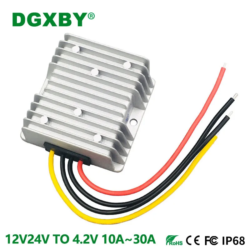 

DGXBY 12V24V to 4.2V 10A 15A 20A 25A 30A DC Power Converter 8-40V to 4.3V Automotive Equipment Buck Regulator CE Certification