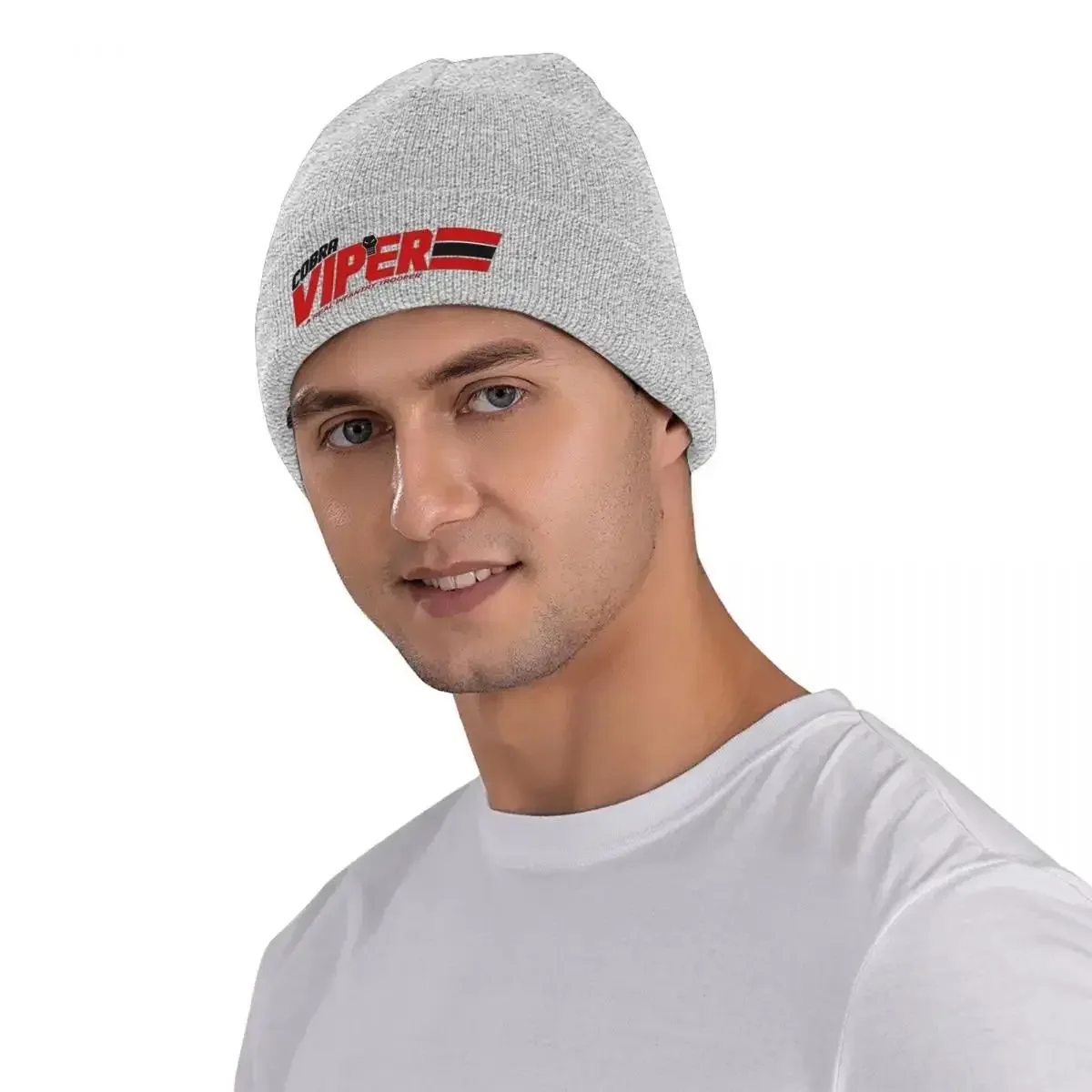 Gi Joe Enemy Cobra Viper Knitted Hat for Women Men Skullies Beanies Winter Hats Acrylic Casual Caps