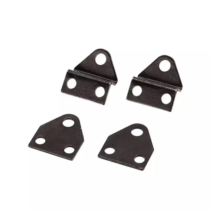 4 unidades 1/10 Rock Crawler barra de aço inoxidável com suspensão de mola de folha dura para caminhão axial D90