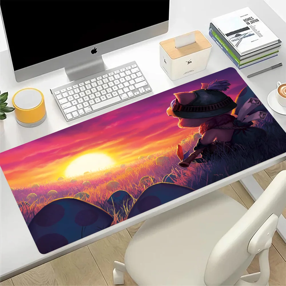 League of Legends Teemo Large Mouse Pad Gaming Mousepad PC Gamer Computer Office Mouse Mat Keyboard Mat Desk Pad Laptop Mausepad