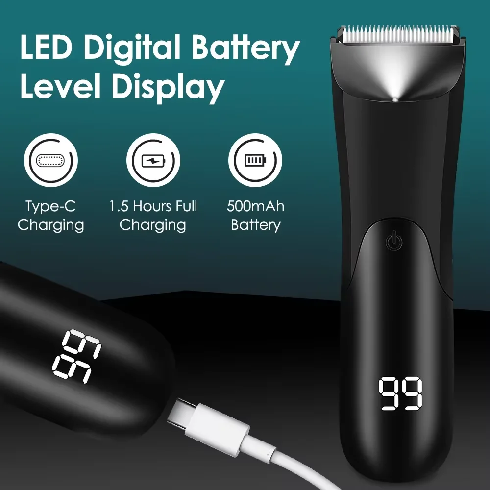 Professional Hair Clipper for Men - Rechargeable Cordless Portable Hair Trimmer Precision Hair Cutting Machine