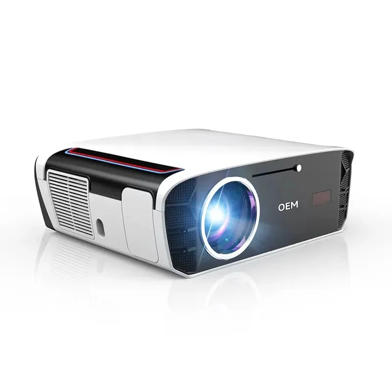 Проектор A9Q 15500 с высокой яркостью, FULL HD LCD, Android, Wi-Fi, Bluetooth, 4K, со светодиодной лампой с долгим сроком службы (50000 часов)