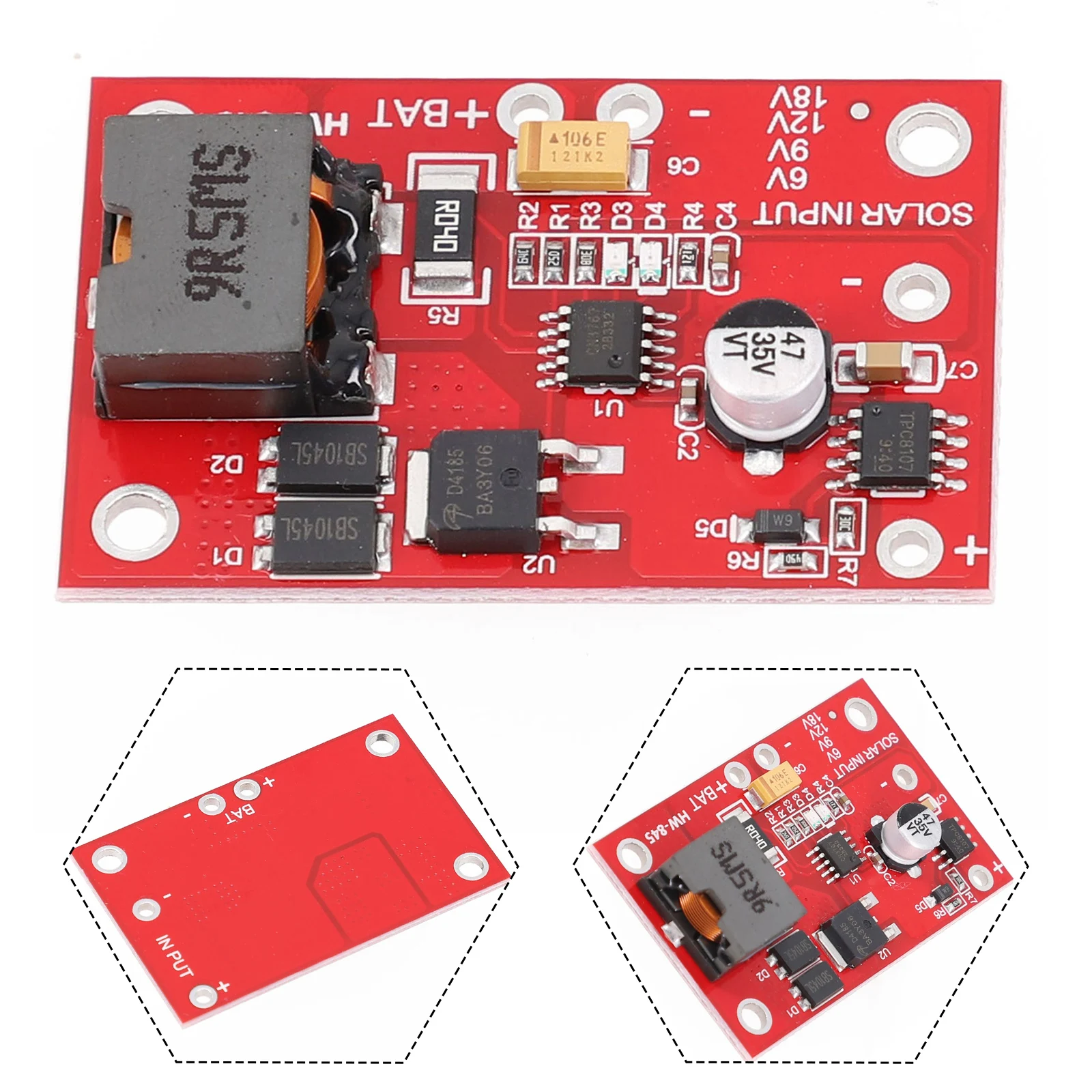 User Friendly For MPPT Solar Charge Module Designed Specifically for Efficiently Charging For 12V Acid Batteries