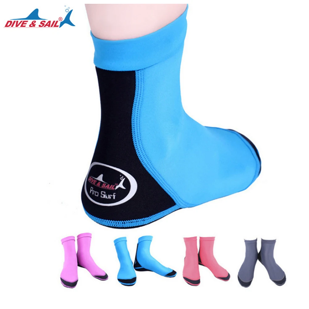 New 1.5MM Neoprene Diving Socks Water Shoes Scratch-proof Beach Socks Elastic Snorkeling Socks Scuba Swim Shoes for Diving