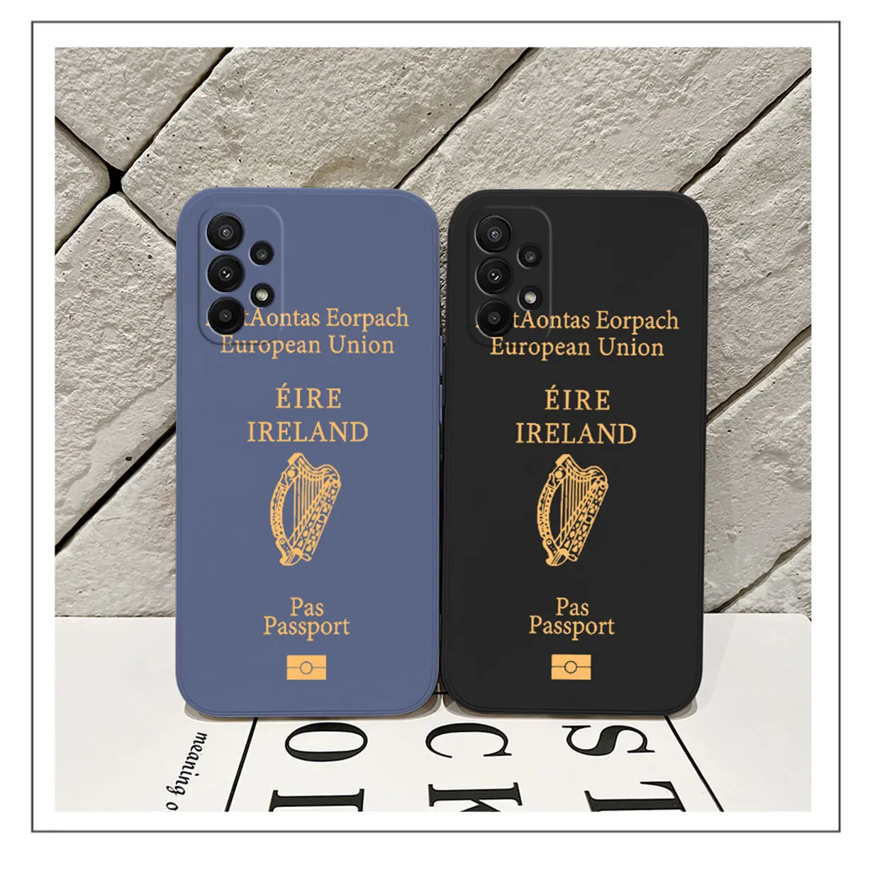 Ireland เคสใส่หนังสือเดินทางสำหรับ VIVO Y20 Y30 Y50 Y33T Y11 Y12 Y12S Y15 Y17 Y19 Y21 V23 X90ฝาครอบ S1 Pro 5g