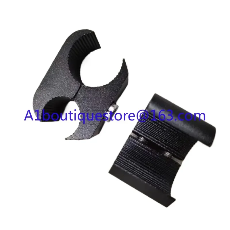 Sports wheelchair aluminum alloy clamp block 25mm/19mm brake connection clamp, black metal pipe clamp