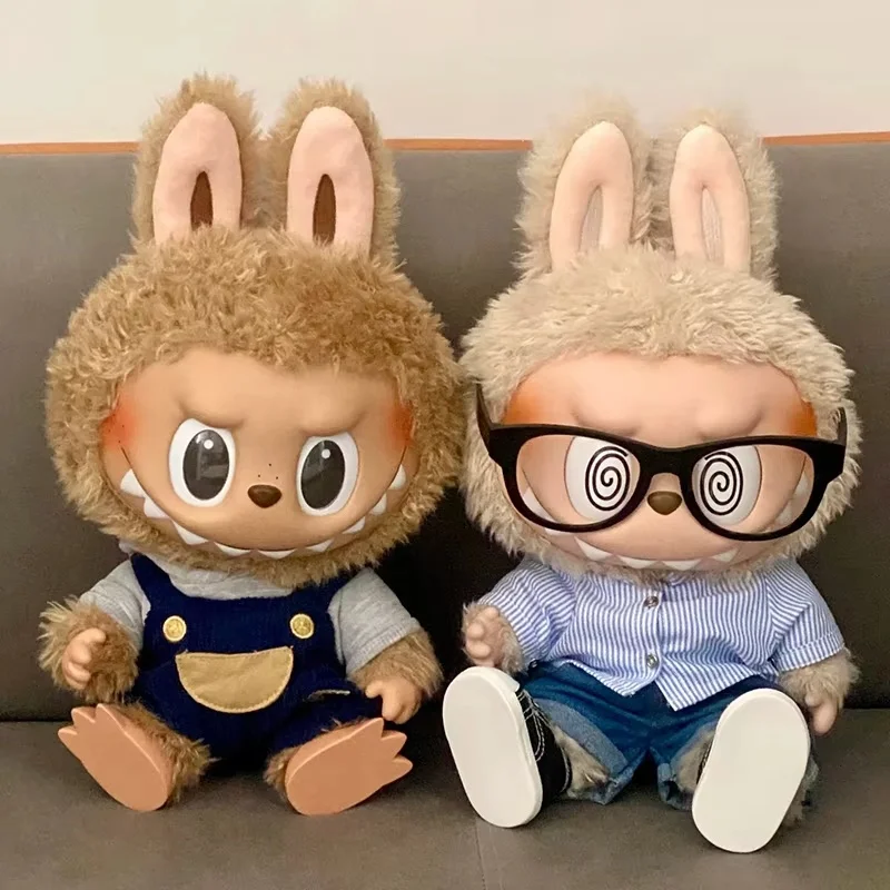 

Genuine Labubu 40cm Doll Figure The Monster Time To Chill Enamel Labubu Figure Large Size Flip With Me Kids Xmas Model Gift