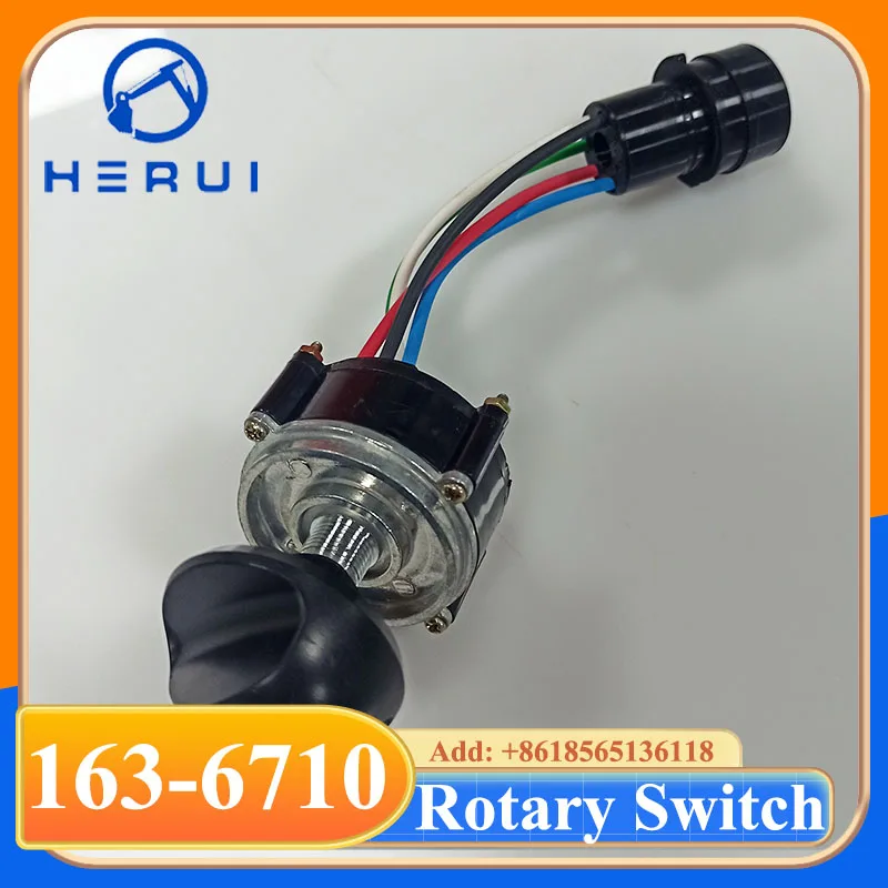 163-6710 1636710 Throttle Knob Switch for Excavator 312C 318C 325C 330C 315CL 320CL 385C 325C