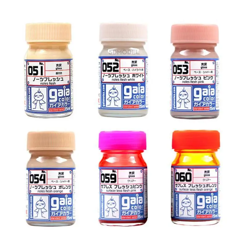 GAIA Model Paint Oil Based Paint Skin Color Military BJD Doll Figure GK Coloring 051-060