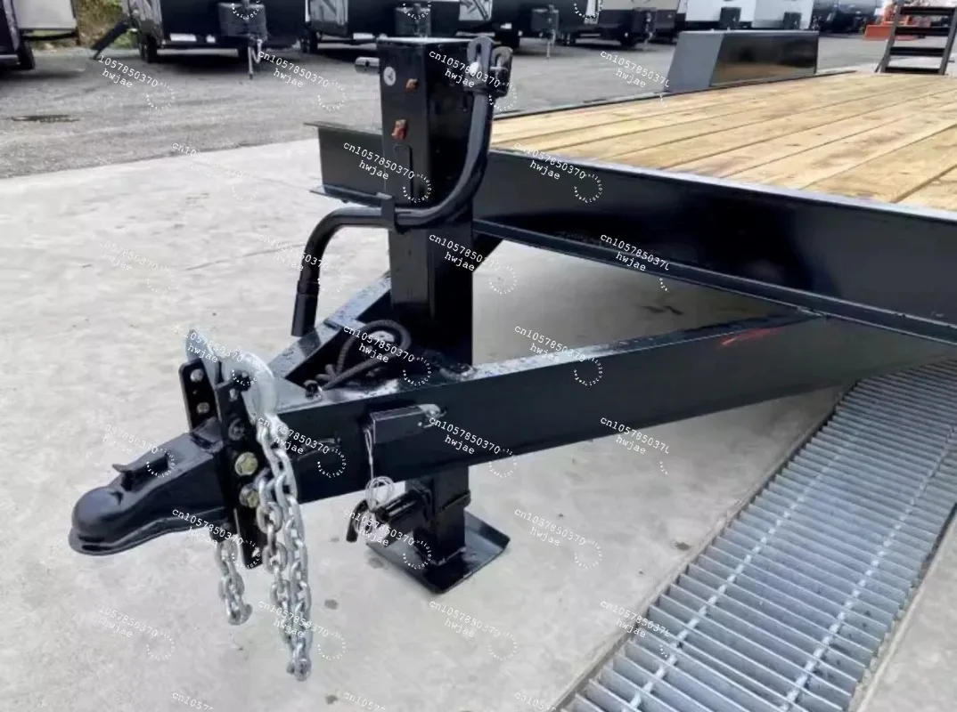 For 12000 LBS Square Tube Trailer Jack, Heavy Duty Lifting Support Jack for Trailer Maintenance and Replacement