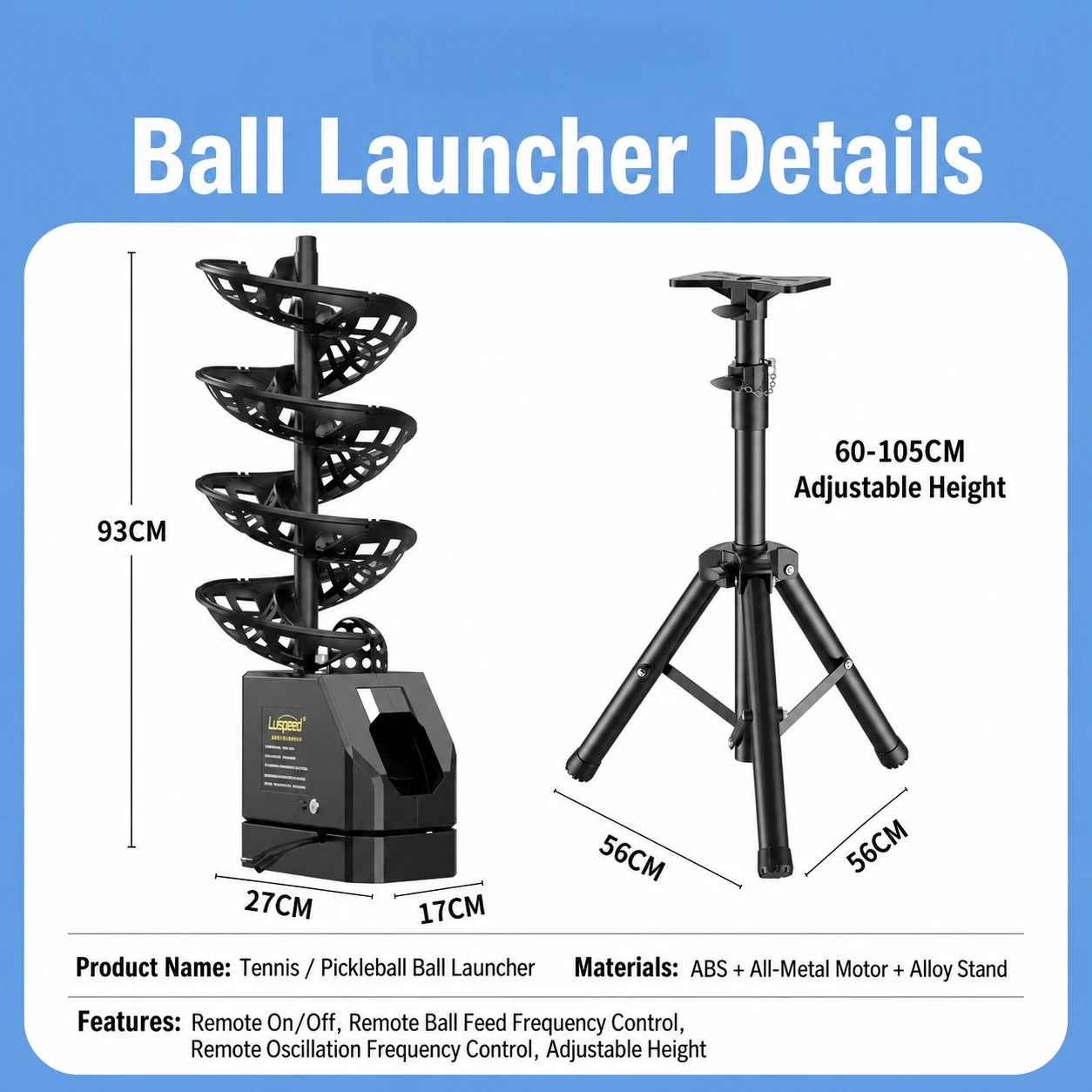 Tennis And Pickleball Single-Player Ball Machine: A Remote-Controlled Automatic Ball Machine Ideal For Beginner Training