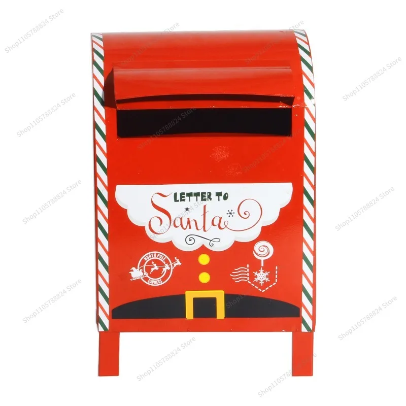 For Christmas Decoration Wrought Iron Mailbox Cafe Store Entrance Decoration