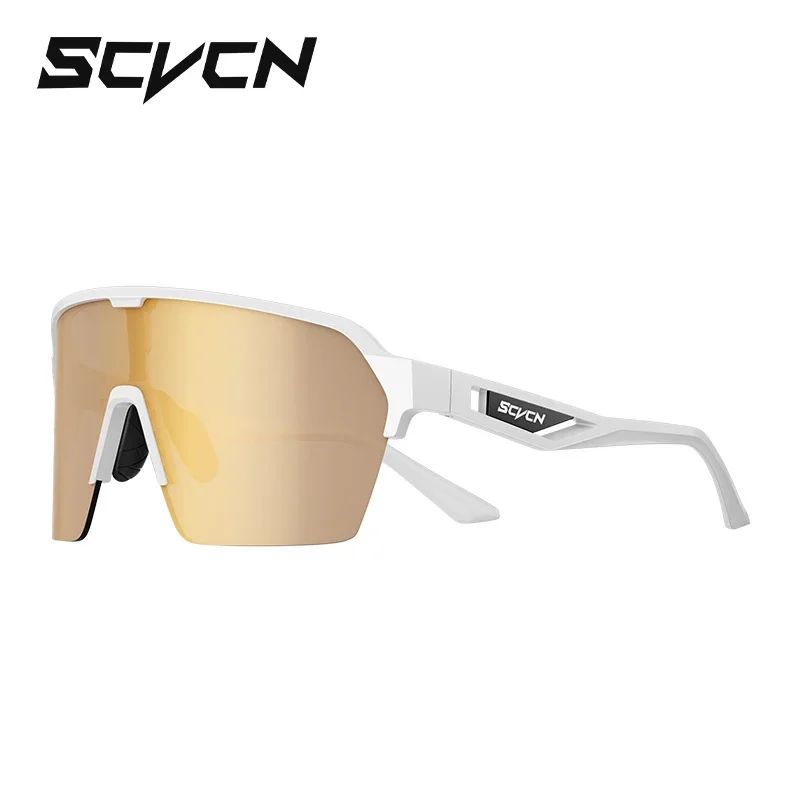 Scvcn Cycling Glasses Outdoor Sports Glasses UV400 Eyewear MTB Road Cycling Sunglasses for Men Cycling Goggles Bicycle Women