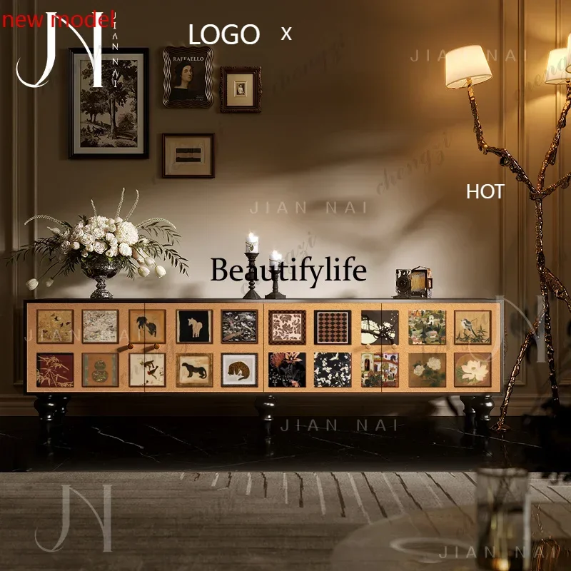 A178Accent Luxury Living Room Cabinets Display Nordic Corner Storage Cabinets Drawers Curio Craft Armoires De Salon Home Furnitu