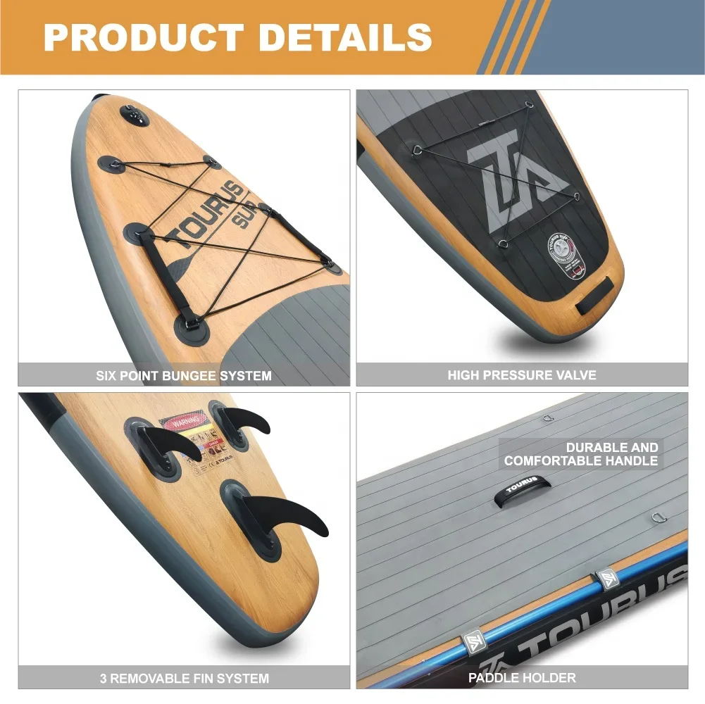 TS-001S series 2025 wholesale price inflatable SUP vertical paddle board surfing water entertainment