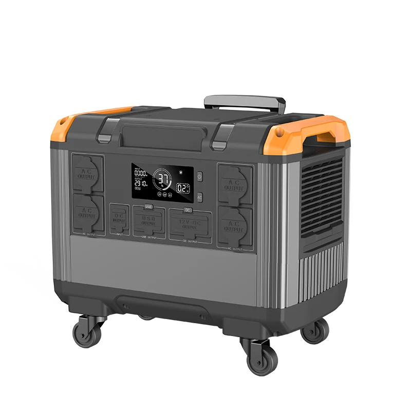 

3000W 2688WH Close Hybrid Grid Generator System Portable Solar Generator Solar Power Station 3000W Portable Power Station