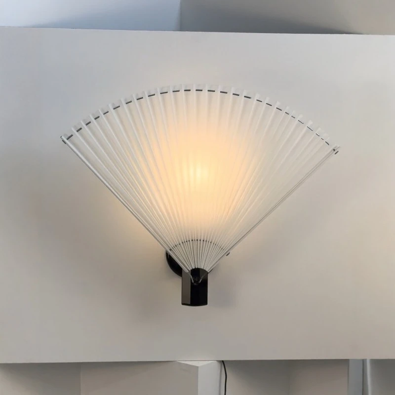 Retro Butterfly Folding Fan Shaped Wall Lamps Wabi Sabi Style Zen Tea Room Restaurant Coffee Shop Parlor Delicate LED Sconces