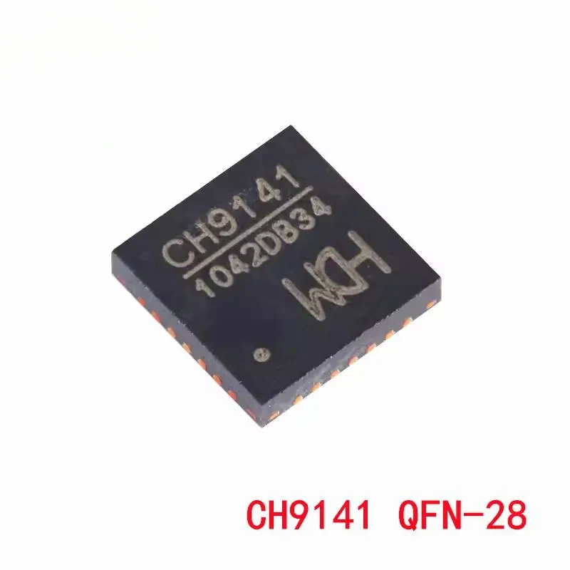 5PCS CH9141 QFN-28 9141 BLE Bluetooth-compatible Serial Port Transparent Chip IC Controller Chip New Original