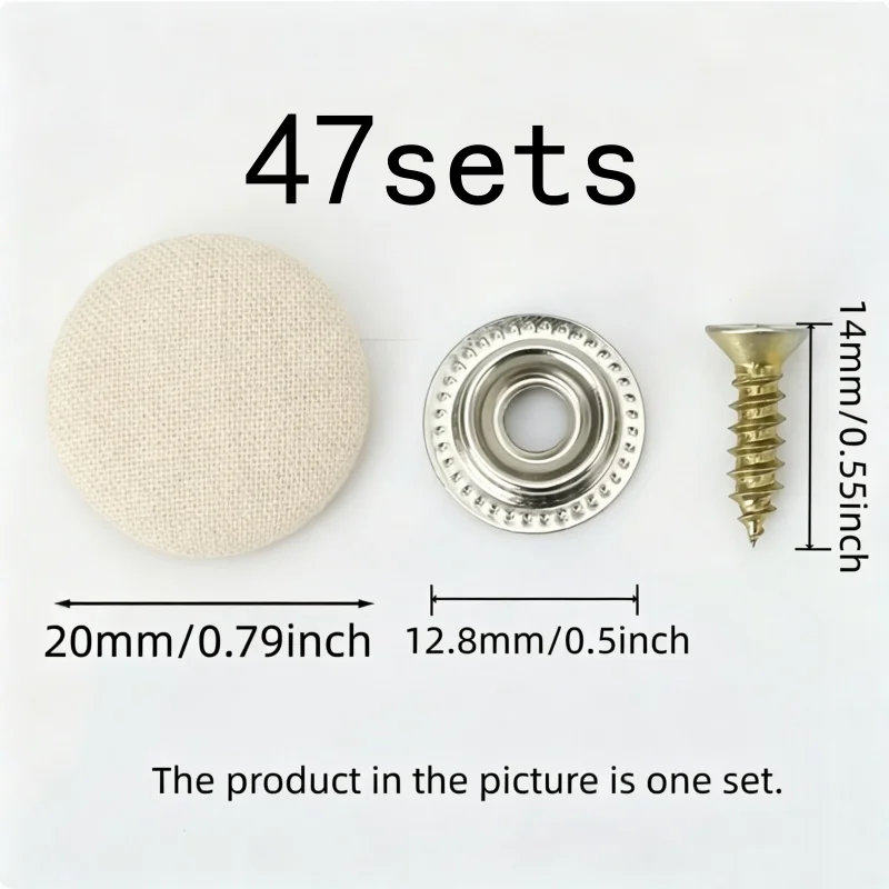 47 pcs Auto Ceiling Retainers for Auto Interior Restoration, Built-in Liner Reinforced, No Glue Required