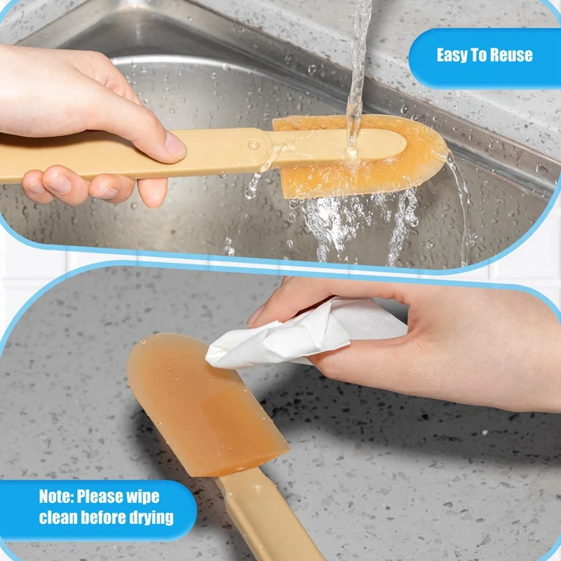 Juego de Herramientas de calafateo de goma, aplicador de calafateo de silicona, 4 unidades