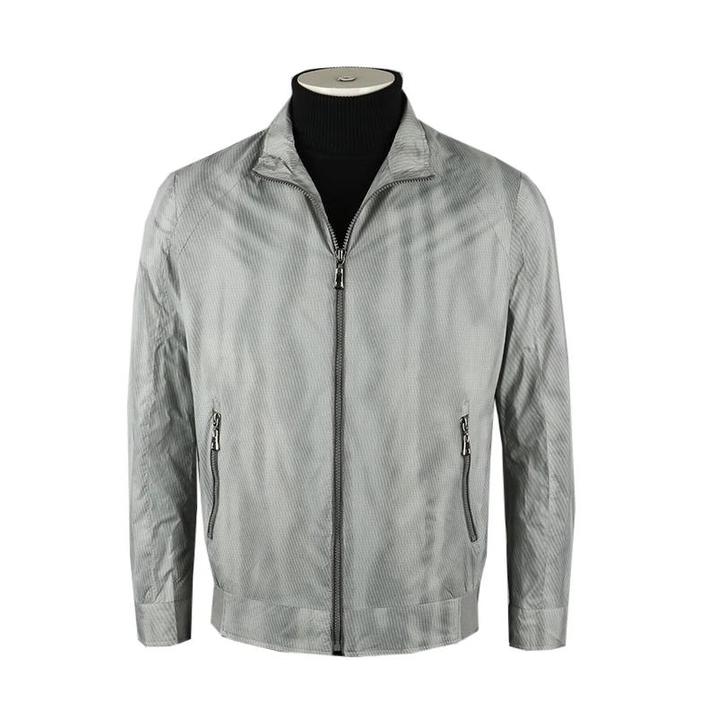 

Casual Faionable Stand Collar Jaet Men's Spring Autumn New Sle Korean Version Youth Outerwear Breathable Stand Fit