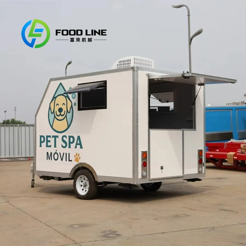 For Sale Complete Mobile Dog Washing Trailer with Pet Grooming Salon Equipment for Professional Groomers Ideal for Business Use