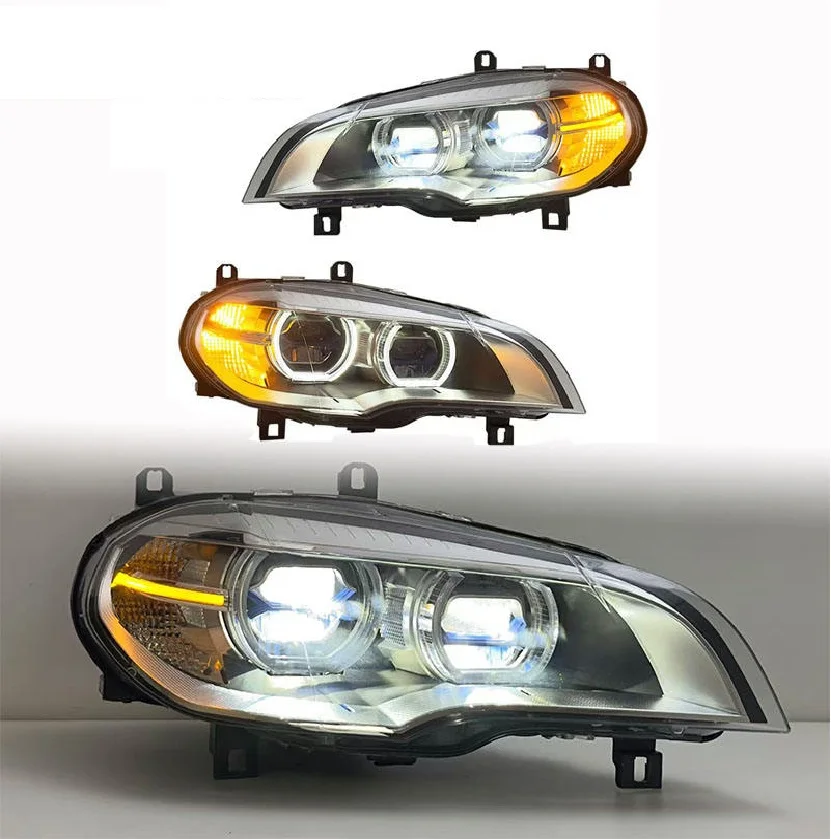 

Подходит для модификации фар BMW E71 X6 2008-2014 годов выпуска для установки новых светодиодных дневных ходовых огней.