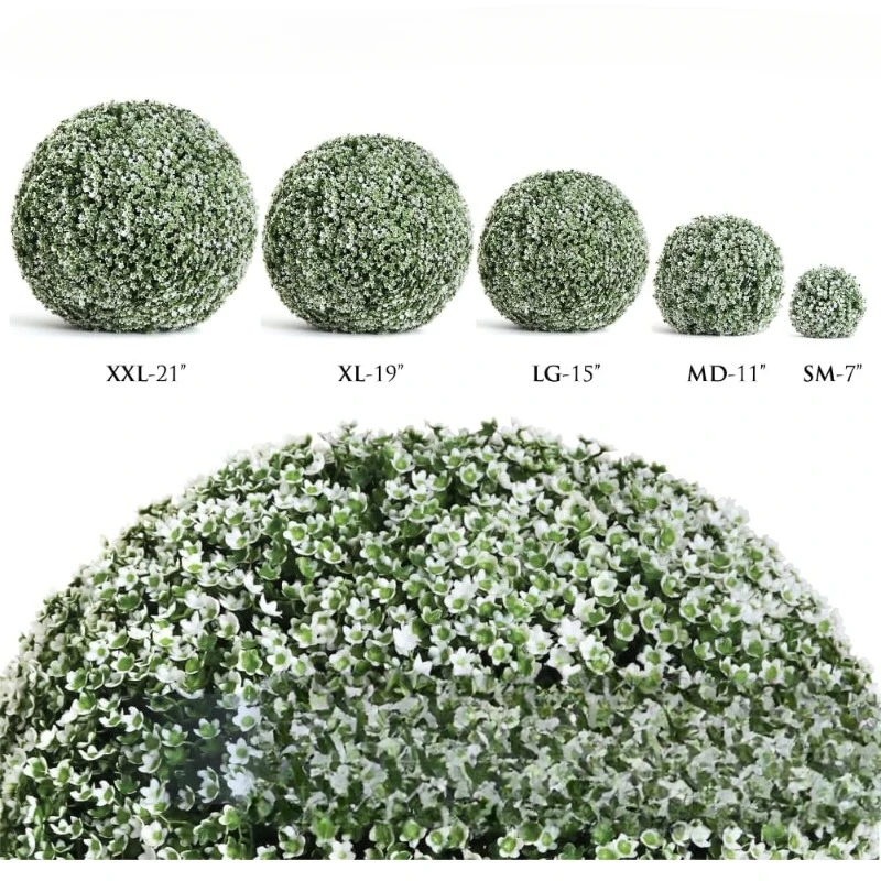 Artificial Topiary Plant - Wedding Decor - Indoor/Outdoor Artificial Plant Ball - Topiary Tree Substitute