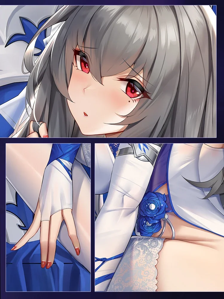 FFNF Saint Louis Dakimakura Azur Lane Game Full Body Pillow Case Sexy Hugging Cushion Cover Pillowcase Home Otaku Bedding Decor