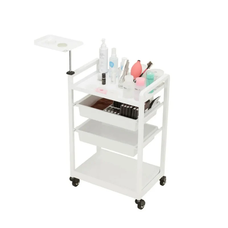 Nordic Drawing Room Beautify Salon Trolley Multifunction Bedroom Manicure Salon Trolley Carrito Auxiliar Beauty Furniture BLST