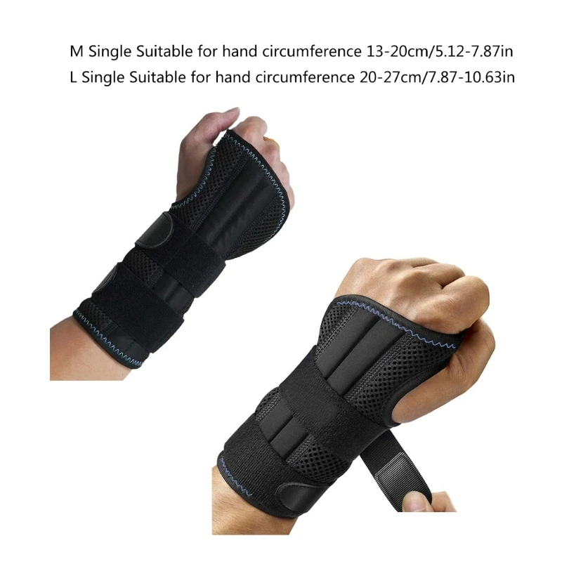 Wrist Support Adjustable Wristband Carpal Tunnel Wrist Brace Wrist Bandages Belt Left Right Hand Wrist Support for Adult