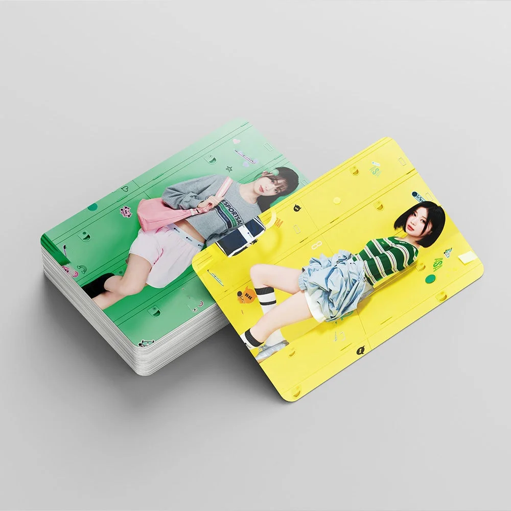 ألبوم KPOP BABYMONSTER WE GO UP 55 قطعة/المجموعة/مجموعة بطاقات محاصر عالية الجودة طراز INS طباعة مزدوجة الجانبين بطاقة LOMO هدية ASA AHYEON RORA