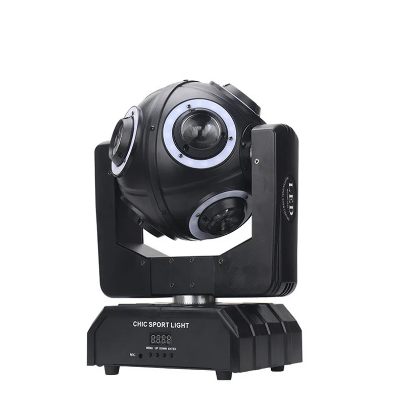 

8*10W LED Football Moving Head Light With Light Strip Bar Wedding Hall Private Party Professional Stage Lighting