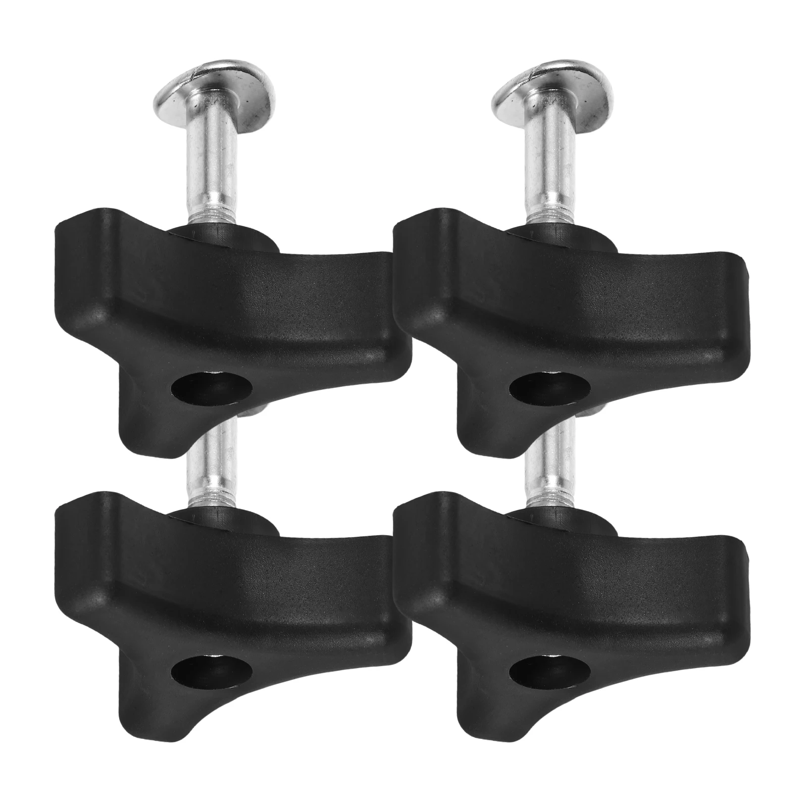 4 Set Lawn Mower Handle Screws Nuts Knobs Compatible Various Models Secure Fastening Easy Installation Garden Tools Accessories