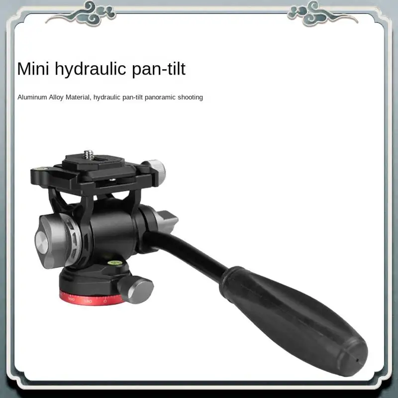 

1 PCS Panoramic Tripod Head Black Aluminum Alloy For Tripod Monopod Camera Holder Stand For SLR DSLR Camera