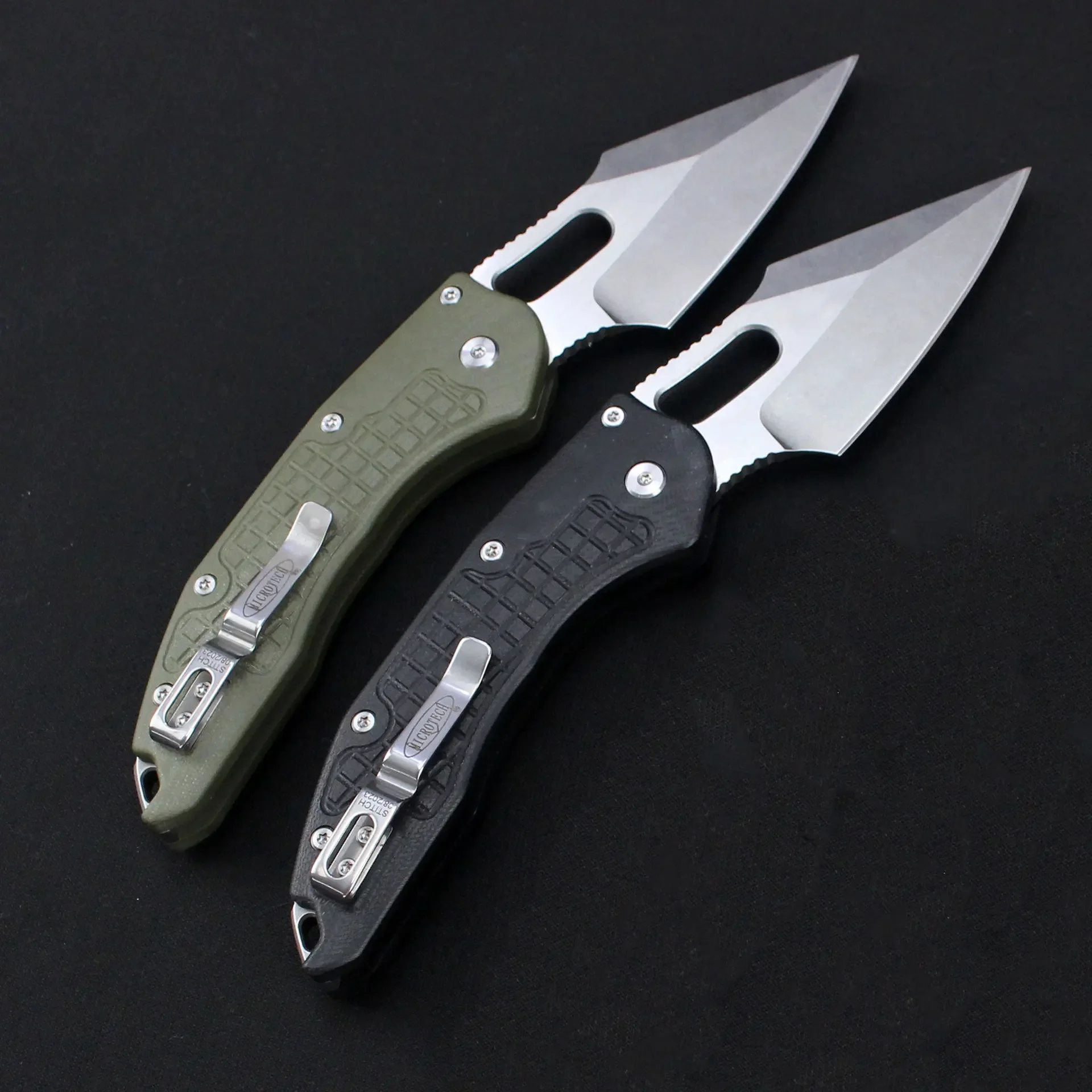 Microtech Stitch-Ramlok Folding Knife Outdoor Camping Outdoor Folding Knife