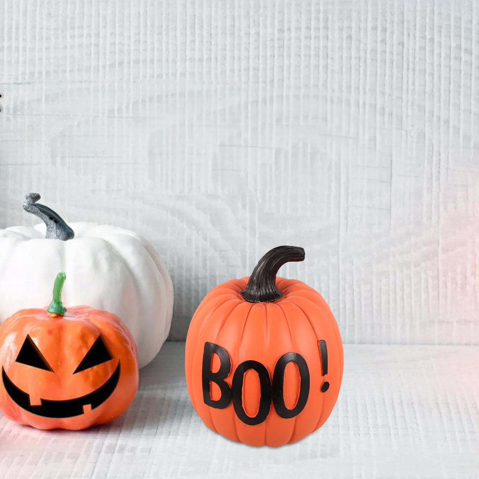 

Halloween Pumpkin Ornament Resin Craftsmanship Lightweight Desktop Stabilizer Fall Decoration Resin Pumpkin