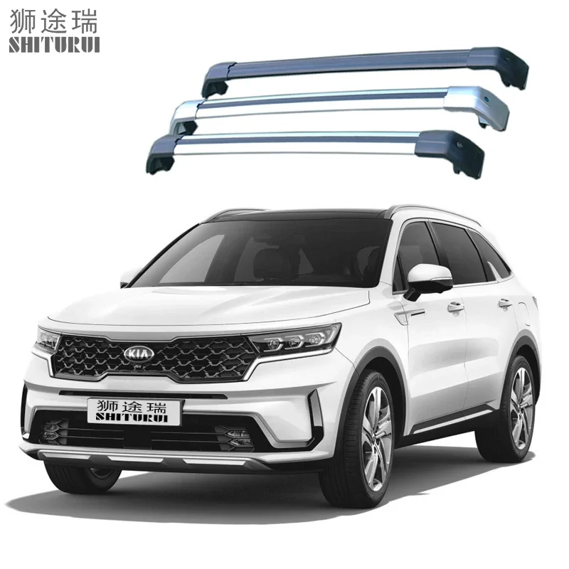 2Pcs Roof Bars for KIA SORENTO (mq4) (2020-today) Aluminum Alloy Side Bars Cross Rails Roof Rack Luggage Carrier