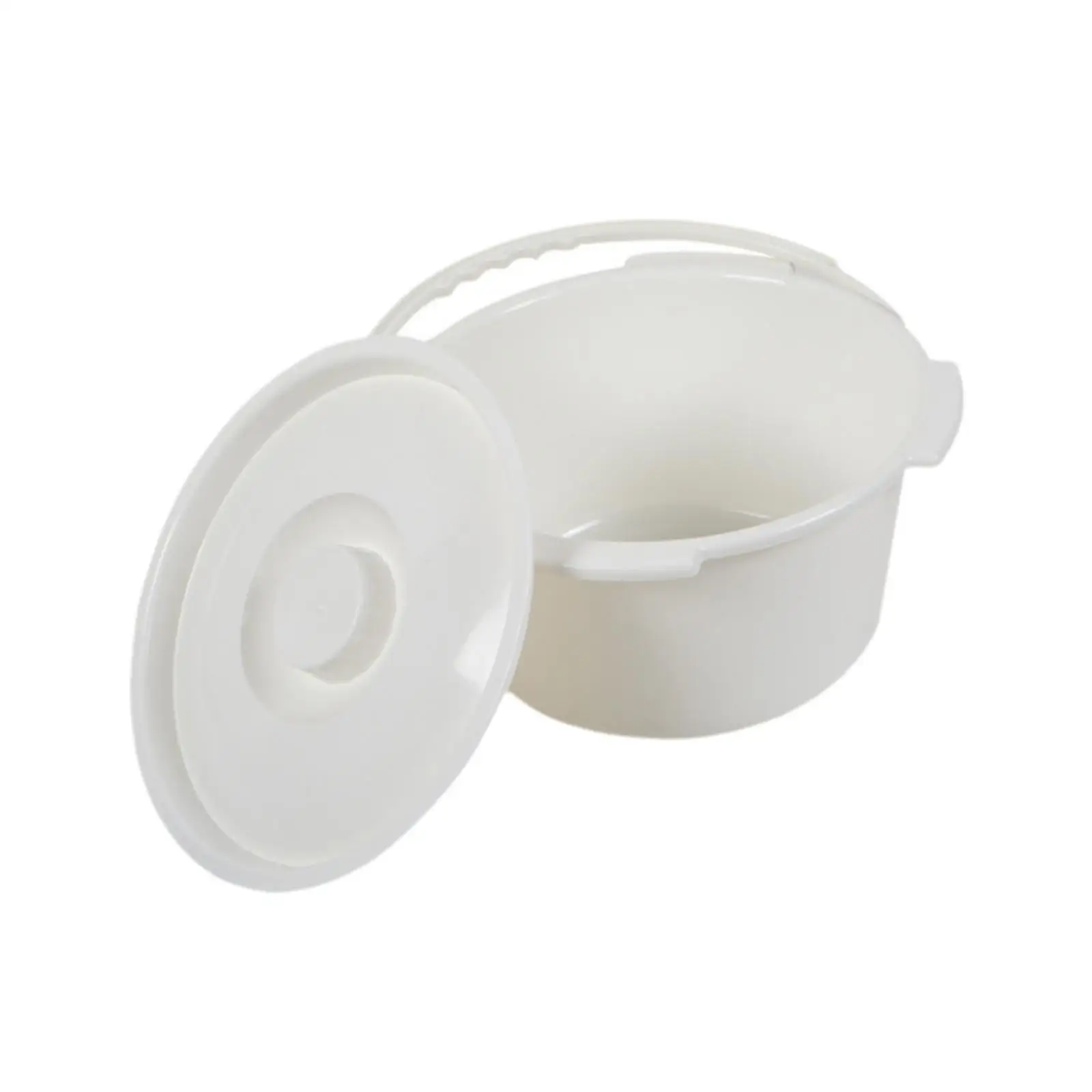 

Commode Replacement Bucket Sturdy with Handle Easy Carrying Toilet Commode for Bedroom Bathroom Hospital Disabled People Elderly
