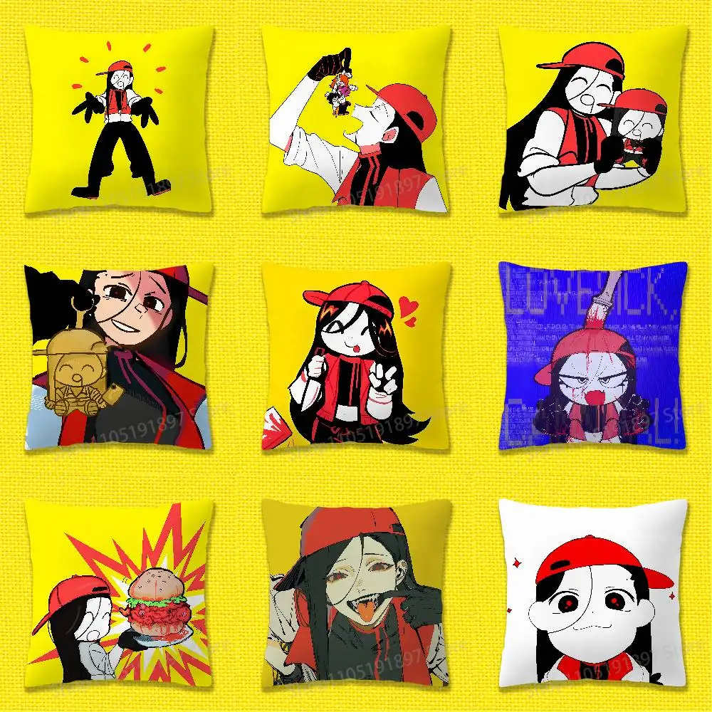 

Meat Girl Yi Xi Singer Throw Pillow Case For 50cm 40cm 55cm 45cm 30cm Square Bedroom Pillowcase Cover