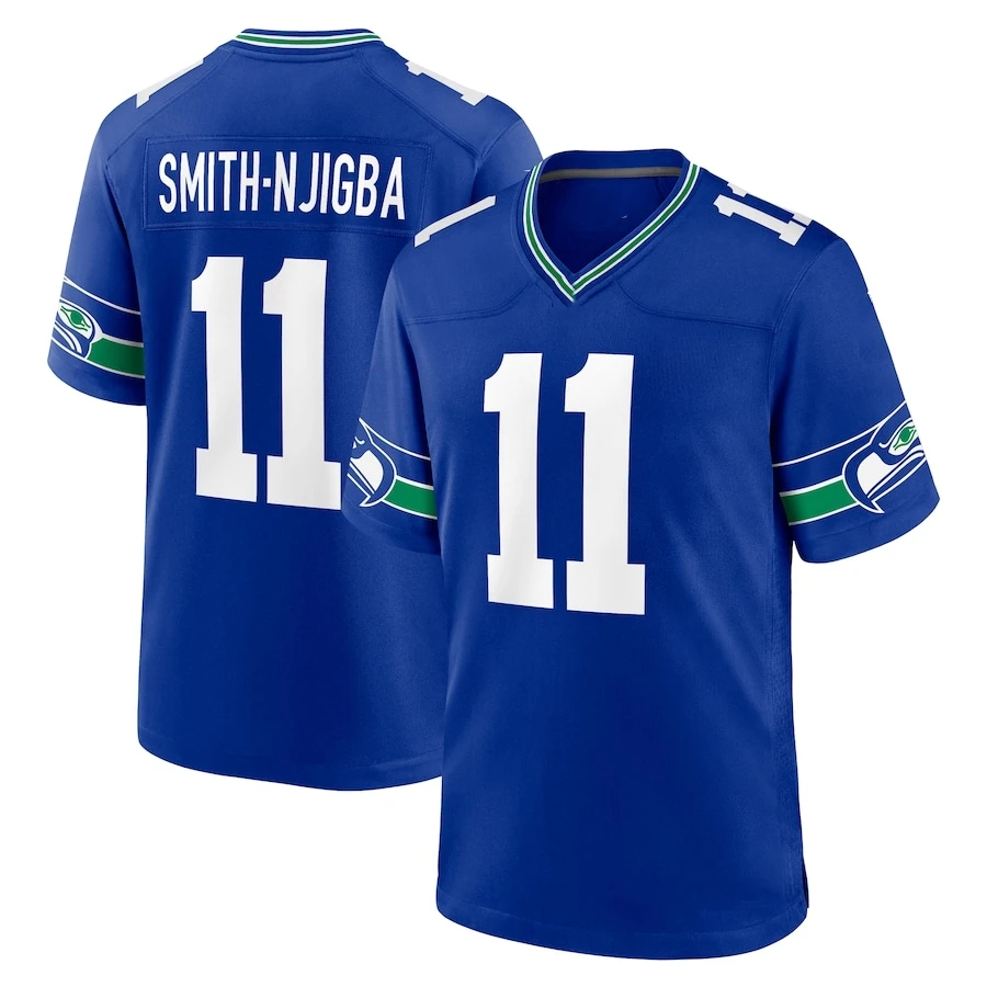 Hoge Kwaliteit Seattle Voetbal Truien Met Geborduurde Mannen Vrouwen Jeugd Maatwerk Witherspoon Metcalf Smith-Njigba Shirts