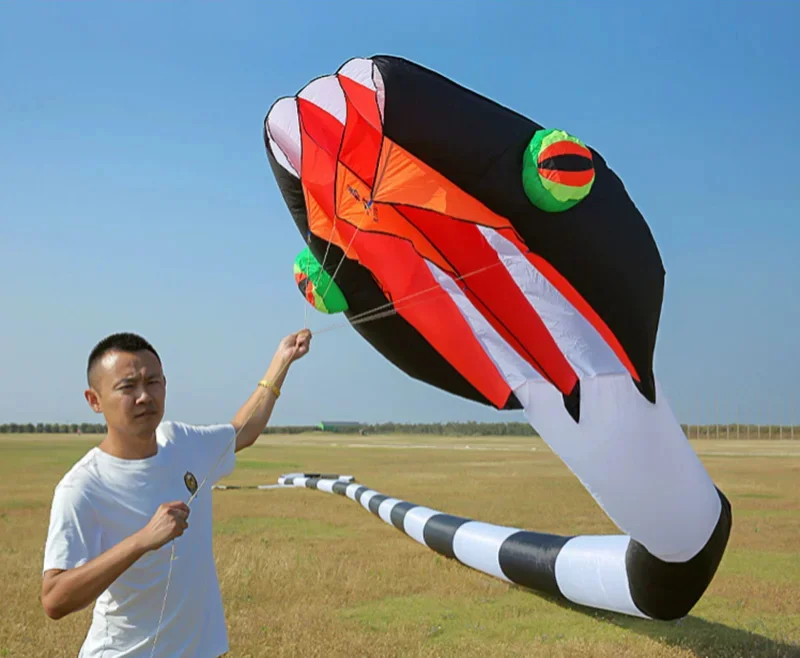 Large professional kites snake soft kites for adults kite flying toy sports Outdoor toys Inflatable toys Power kite Outdoor play